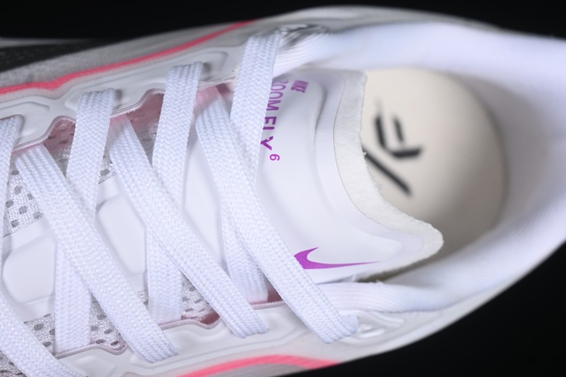 Nike Zoom Fly 6 Running Shoes with Flyknit and React Technology for Lightweight Cushioning - FN8455-101