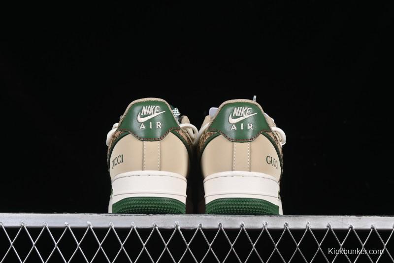 Nike Air Force 1 '07 Low Gucci Collaboration Lace-Up Low-Top Casual Sneakers - SJ1198-102