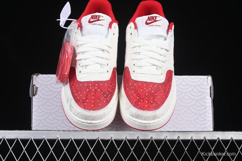 Nike Court Vision Lo 2025 Year of the Snake Theme Campus Casual Sneakers - CD5463-100