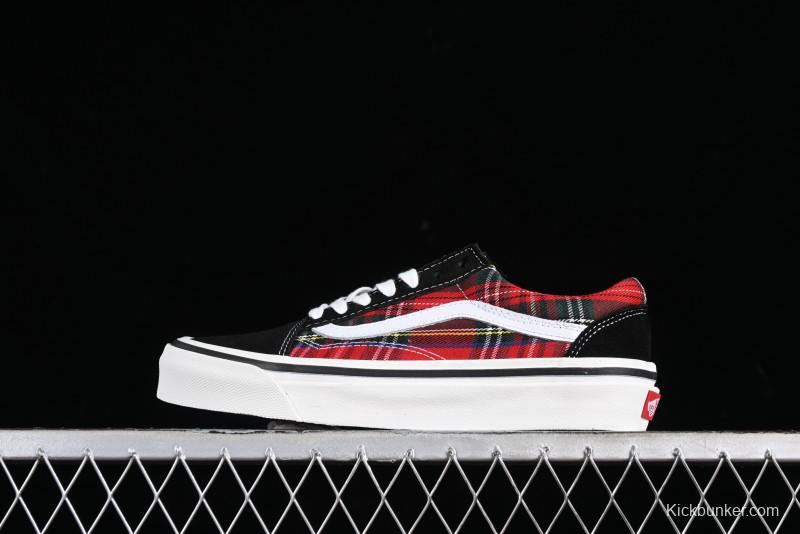 Vans Old Skool 36 DX Anaheim Collection Checkered Low-Top Canvas Sneakers - VN0A38G2PXC