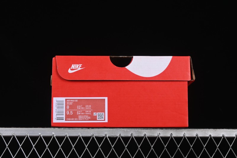 Nike Air Max 90 Retro Running Shoes with Air Cushion - CN8490-001
