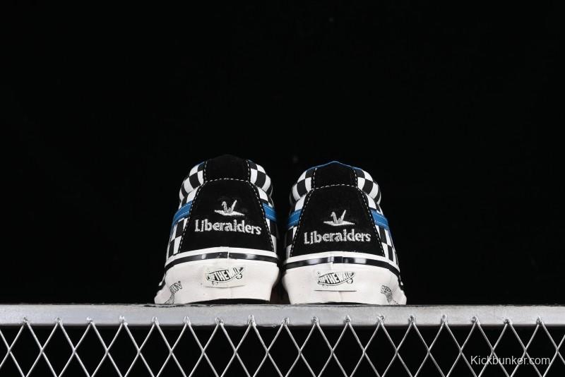 Vans SK8-Mid x Liberaiders Origami Checkerboard Mid-Top Casual Skate Shoes - VN0A3TKNQXH