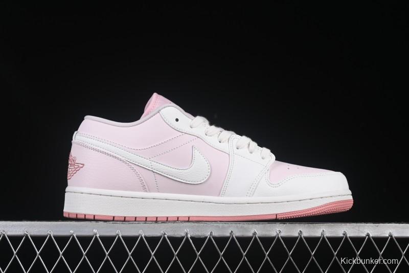 Nike Air Jordan 1 Low AJ1 Retro Casual Sneakers in Youthful Pink - IH0823-611