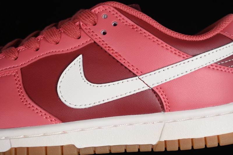 Nike Dunk Low SB Casual Sneakers in Strawberry Bear Colorway - DD1503-603