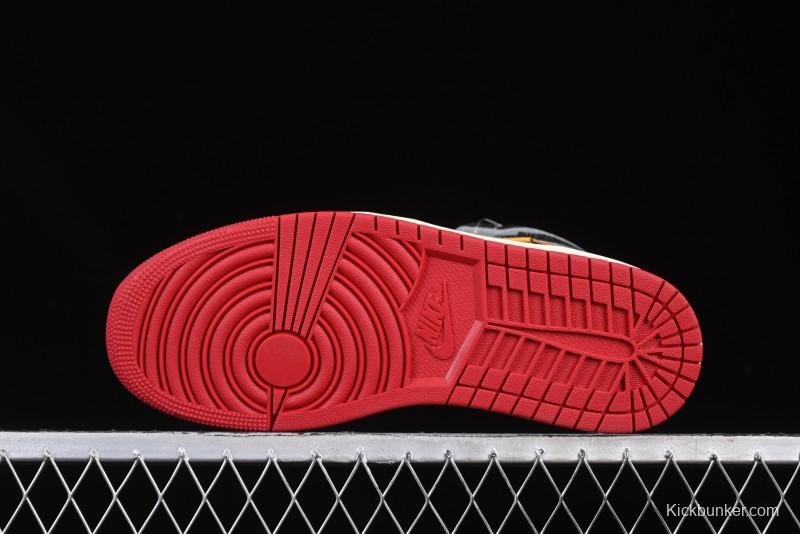 Nike Union x Air Jordan 1 Retro High Basketball Shoes Shadow Chicago - HV8563-600