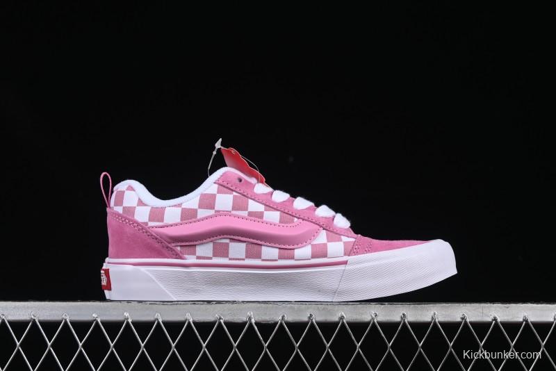 Vans Knu Skool Low-Top Retro Chunky Sneakers with Original Big Logo - VN000CRPBAK