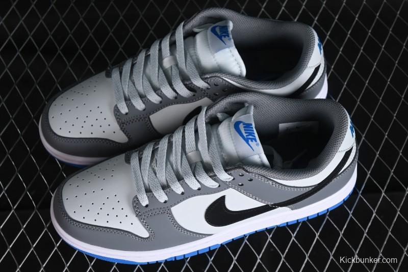 Nike Dunk Low SB Skateboarding Shoes in White Blue Grey - FB9109-001