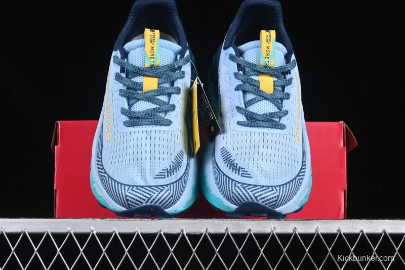New Balance Fresh Foam X More V3TDS Low-Top Running Shoes with Durable Slip-Resistant Outsole - WTMORAB3