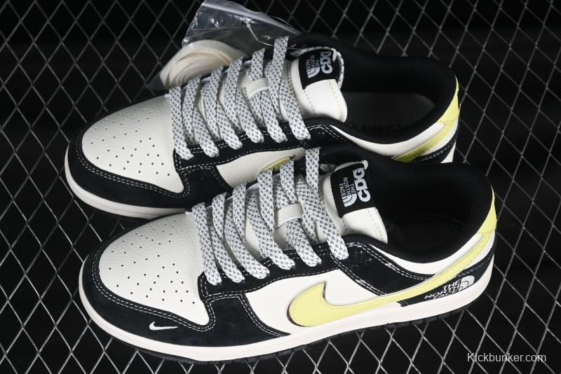 Nike SB Dunk Low The North Face Collaboration Anniversary High-End Custom Low-Top Casual Skate Shoes - XX3168-113