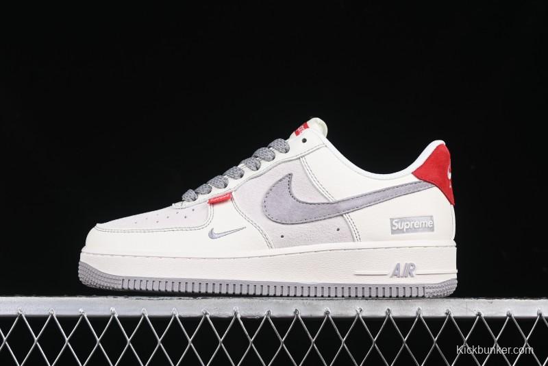Nike Air Force 1 '07 Low Supreme Casual Sneakers with Full-Length Air Cushion - BB7518-020