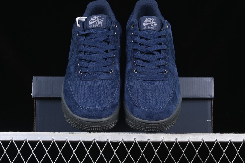 Nike Air Force 1 '07 Low Casual Sneakers in Light Blue with Full-Length Air Cushion - HQ3822-400
