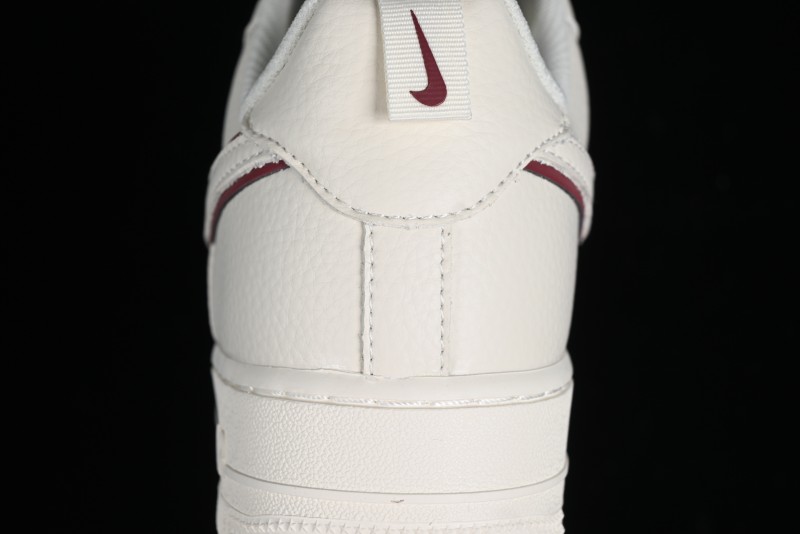 Nike Air Force 1 '07 Low Classic Burgundy Mini Swoosh Starry Sky Low-Top Casual Sneakers - MJ0319-025