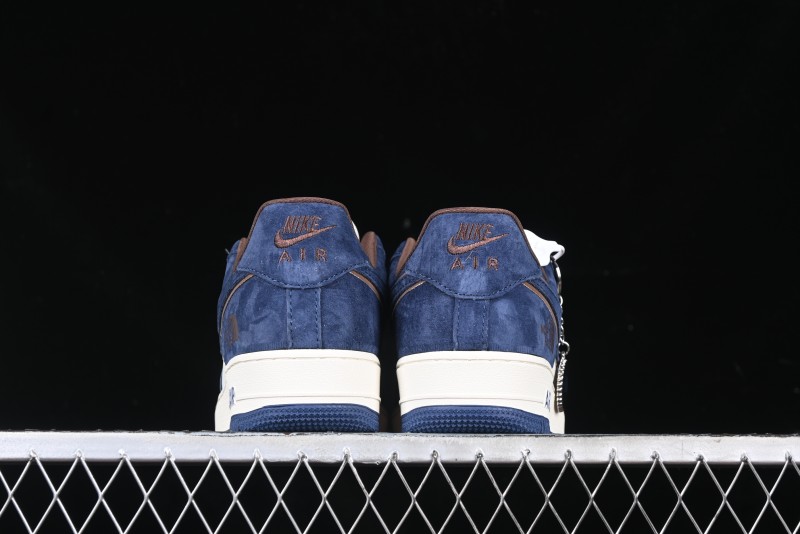 Nike Air Force 1'07 Low The North Face Collaboration - Steel Blue Low-Top Casual Sneakers - KK1988-032