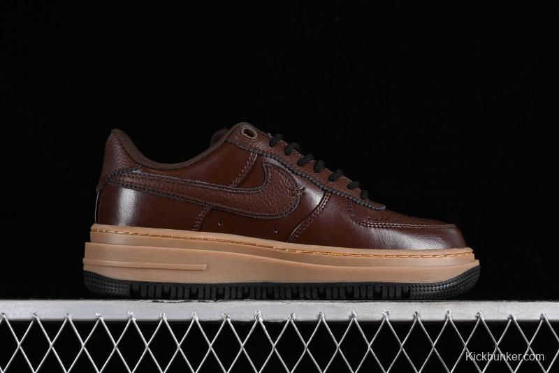 Nike Air Force 1 Low Luxe Casual Sneakers with Thick Sole and Waterproof Design - DM2451-200