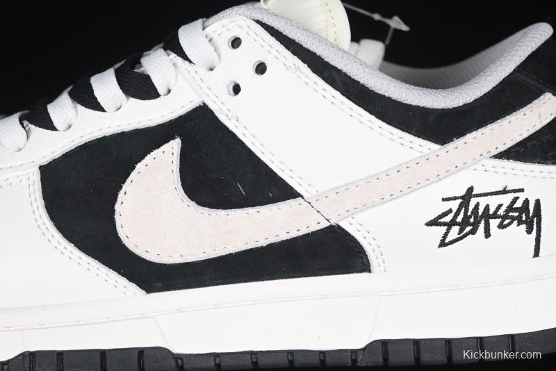 Nike SB Dunk Low Stussy Collaboration - High-End Custom Anniversary Edition Low-Top Casual Skate Shoes SF1029-402