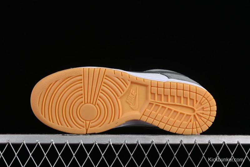 Nike Dunk Low SB Grey Gum Retro Skate Shoes with Suede Overlays - FV0389-100