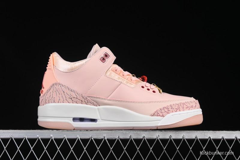 Nike Air Jordan 3 Retro Valentine's Day Limited Edition Sneakers - HJ0178-600