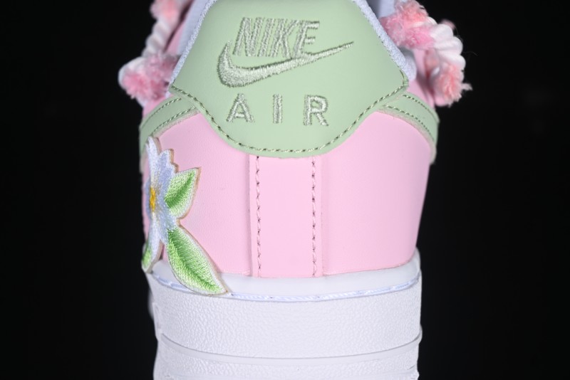 Nike Air Force 1'07 Low Casual Sneakers with Cherry Blossom Design - VV1999-013