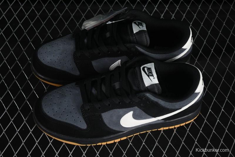 Nike Dunk Low Casual Sneakers in Black-Grey Colorway - HQ1931-001