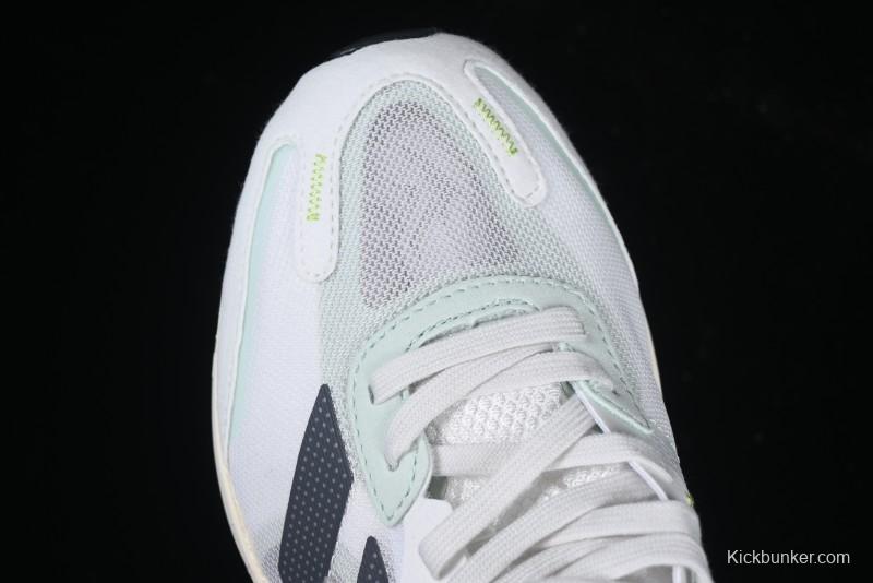 Adidas Lightstrike Pro Running Shoes - White/Black Neon Edition