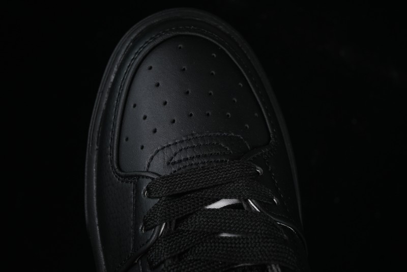 NY Yankees Black Leather Sneakers with Bold Blue Logo
