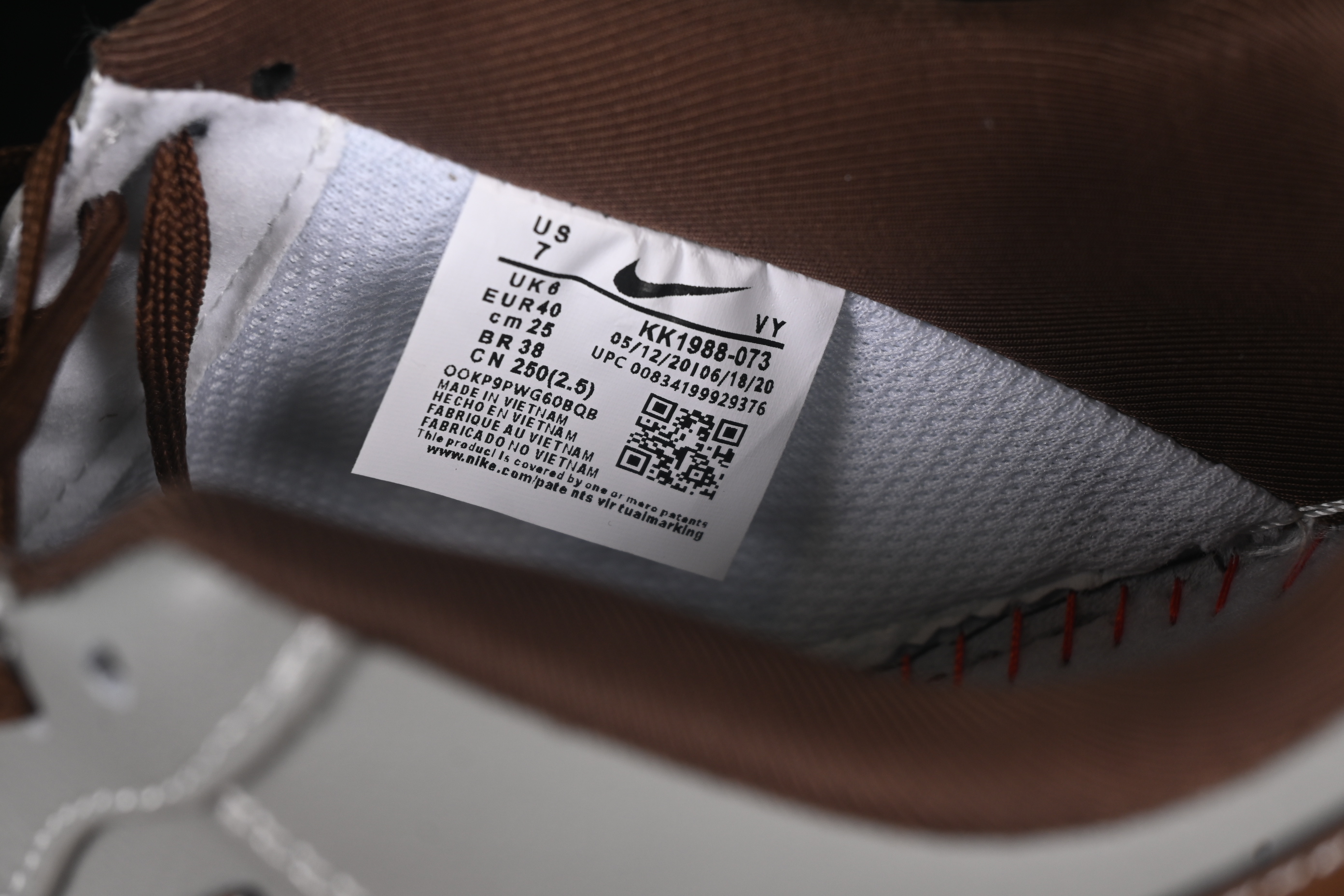 Nike Air Force 1'07 Low Casual Sneakers with Full-Length Air Cushion - KK1988-073