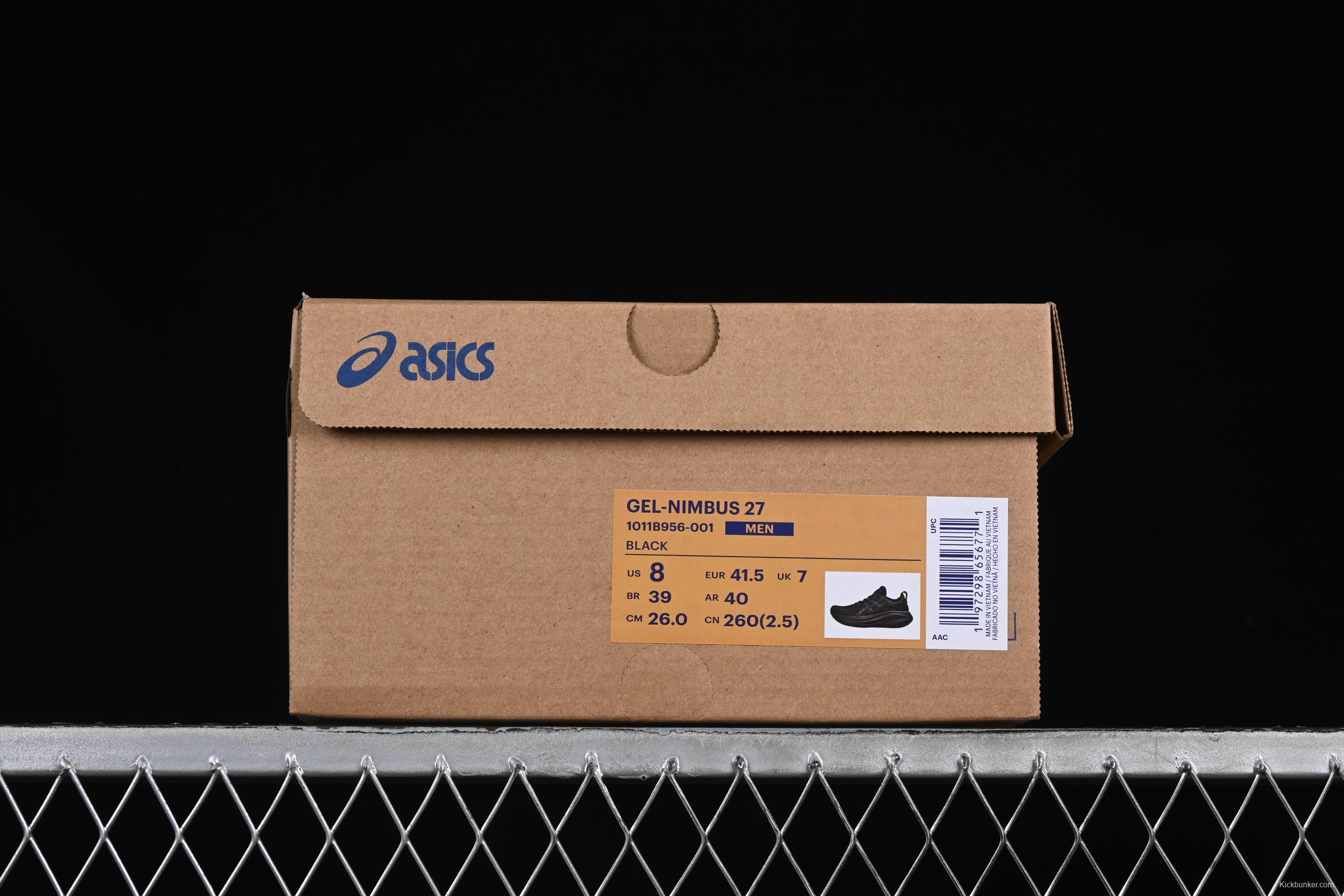 Asics Gel-Nimbus 27 Retro Breathable Casual Shoes Cushioned Men's Durable Running Shoes - 1011B958-001