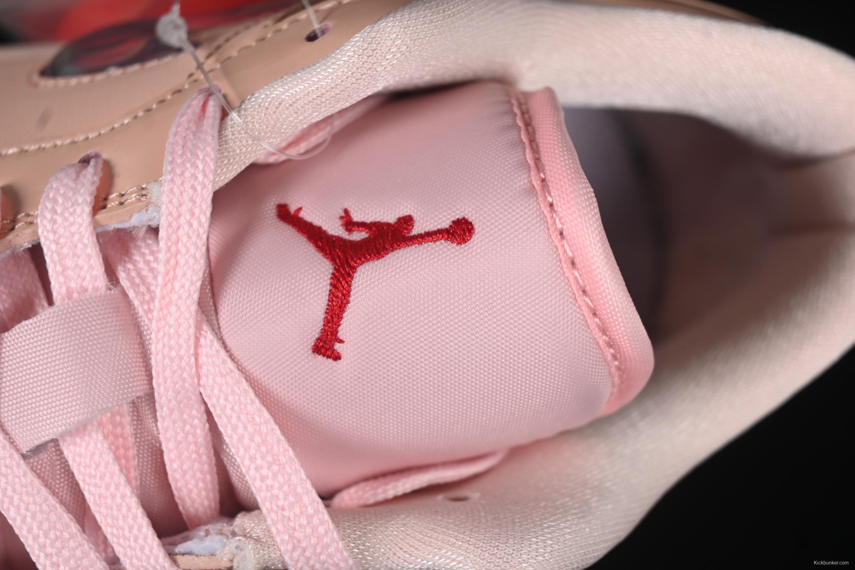 Nike Air Jordan 1 Low AJ1 Valentine's Day Jelly Pink Low Top Lifestyle Basketball Shoes - HF3174-600