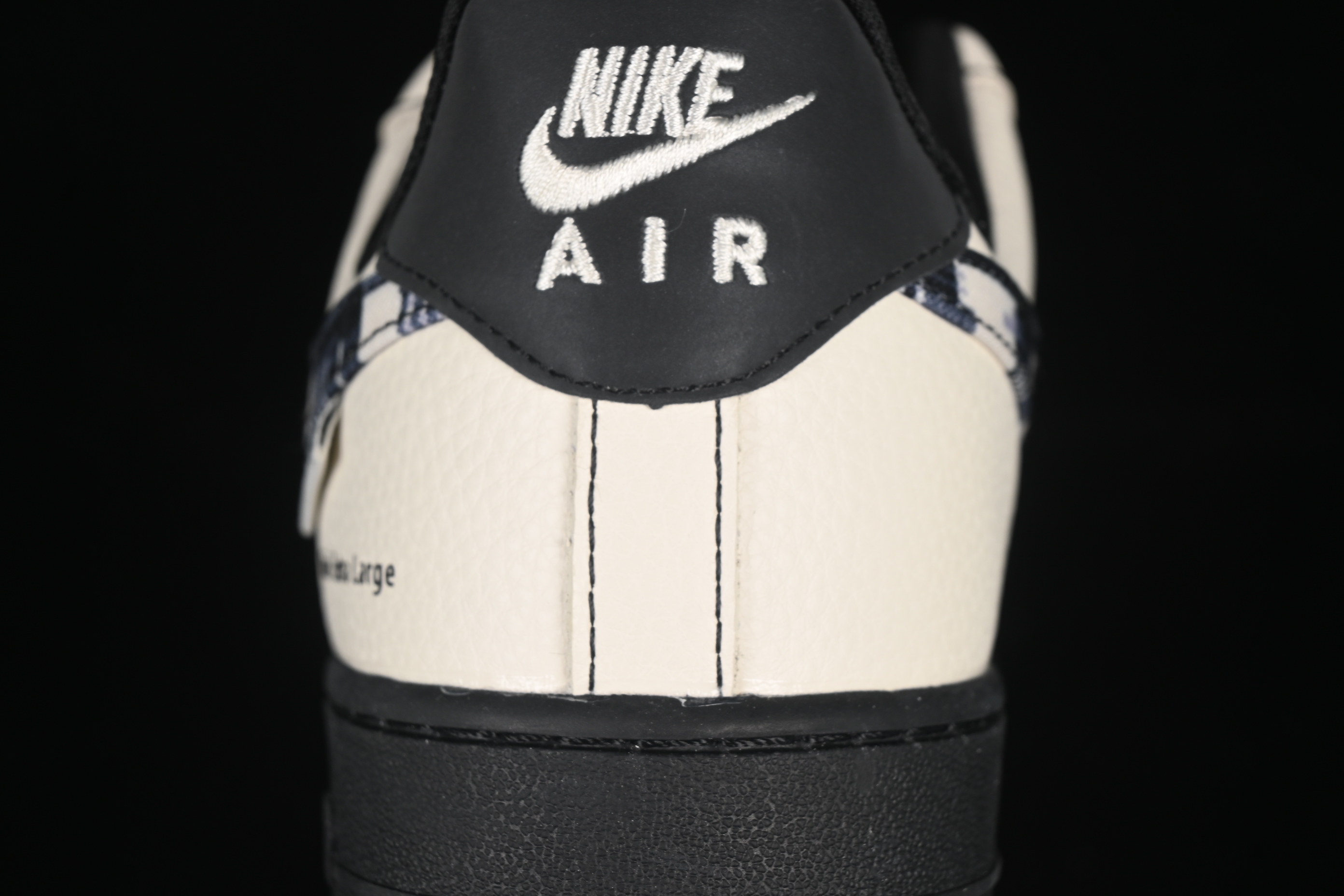 Nike Air Force 1 '07 Low Stussy Collaboration Checkerboard Black White Low-Top Casual Sneakers - KK1988-071
