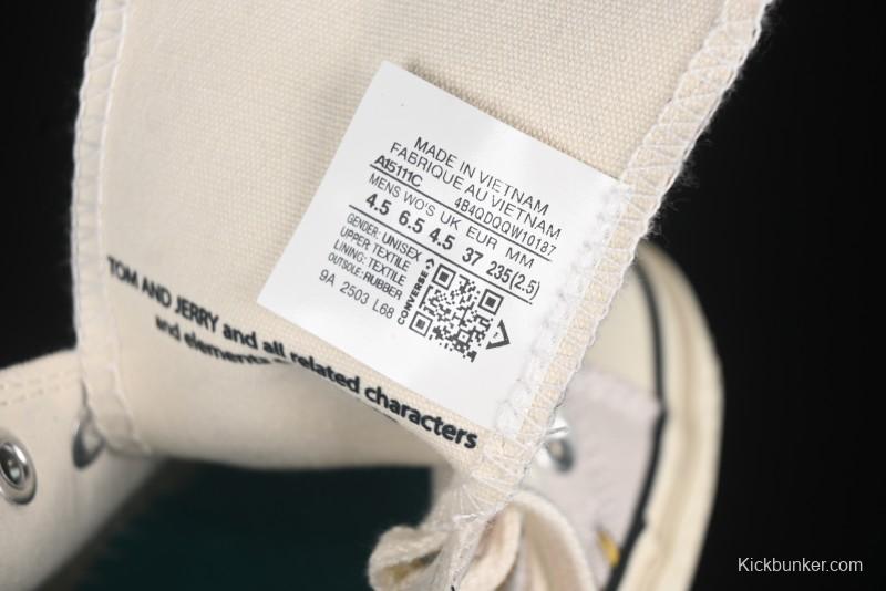 Converse Chuck Taylor All Star 1970s High Top Tom and Jerry Themed Casual Sneakers - A15111C