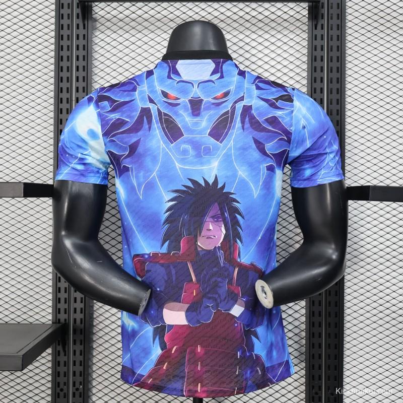 Player Version 2025 Japan Blue with Anime Character Design Jersey