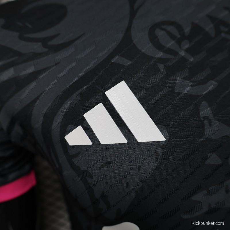 Player Version 25/26 Liverpool Black with Pink Accents Design Jersey
