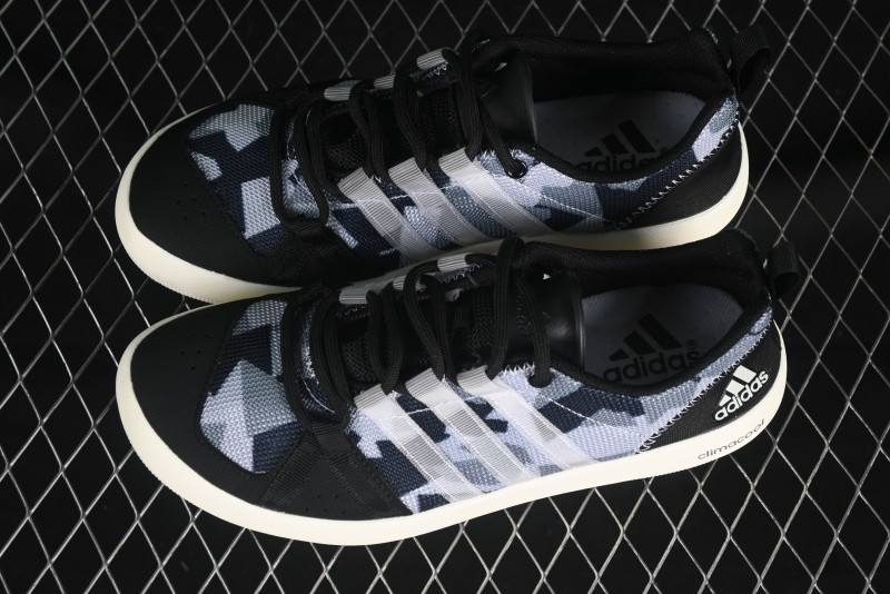 Adidas Climacool Boat Lace Graphic Running Shoes with Breathable Mesh and Cushioned Sole - BA8397