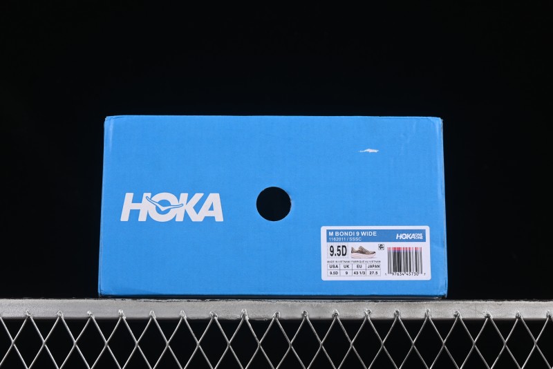 HOKA ONE ONE Bondi 9 Cushioned Running Shoes with Engineered Mesh Upper - 1162011 SSSC
