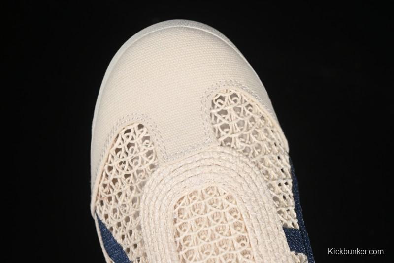 Onitsuka Tiger Mexico 66 Sabot Slip-On Sneakers with Breathable Mesh Upper - 1183C123-100