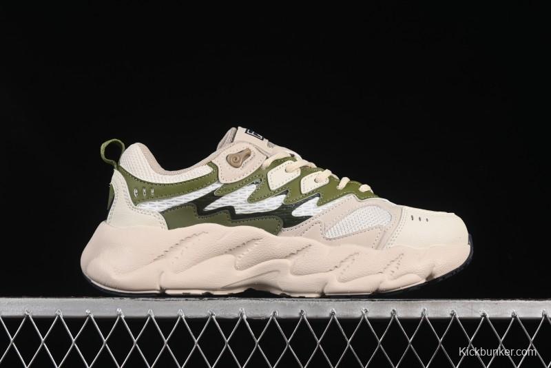 Fila Fusion Fern 2.0 Retro Chunky Sneakers with 3CM Heightening Sole - F12M511101FMC