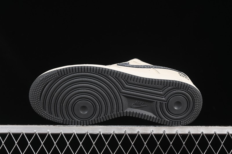 Nike Air Force 1 '07 Low Givenchy Collaboration Pattern Beige Grey Casual Sneakers - DF0188-057