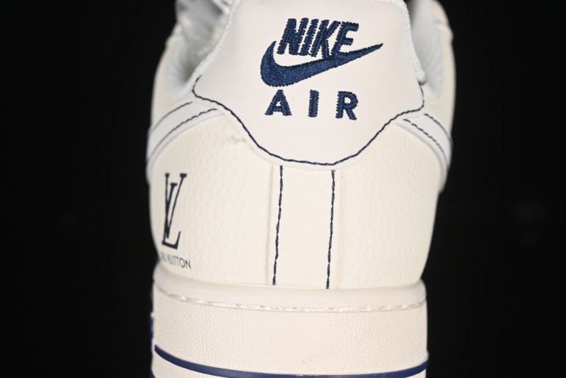 Nike Air Force 1 '07 Low LV Collaboration Black Swoosh Logo Casual Sneakers - XX3168-160