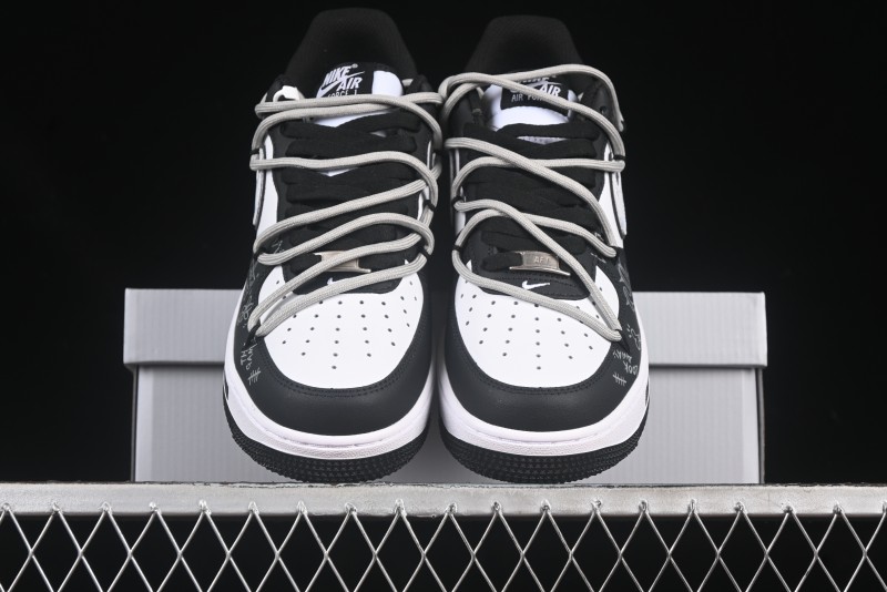 Nike Air Force 1'07 Low Denim Casual Sneakers with Full-Length Air Cushion - ZH0316-071