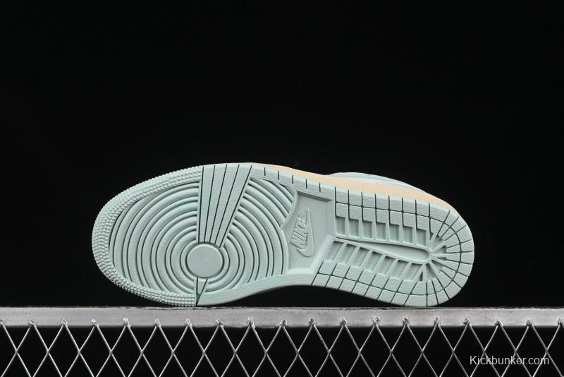 Nike Air Jordan 1 Low AJ1 White Mint Green Low-Top Casual Lifestyle Sneakers - DC0774-134