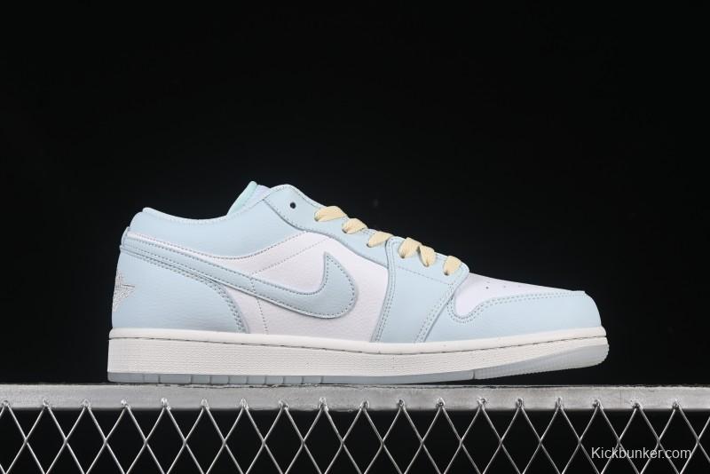 Nike Air Jordan 1 Low AJ1 Mint Blue Low-Top Casual Lifestyle Sneakers - HJ5999-400