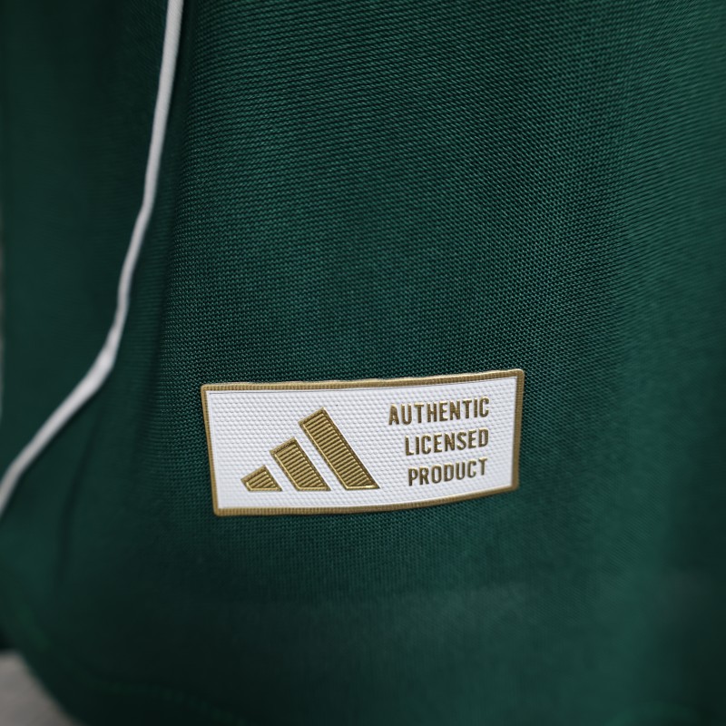 Player Version 25/26 Real Madrid Green with White Trim Jersey