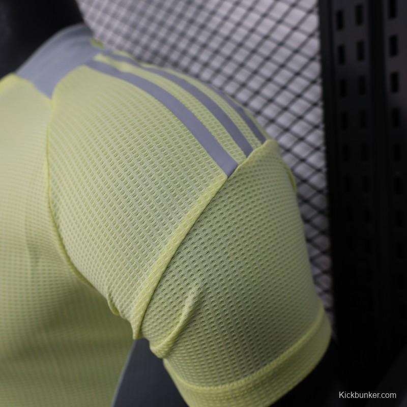 Player Version 2025 Algeria Light Yellow with Adidas Design Jersey