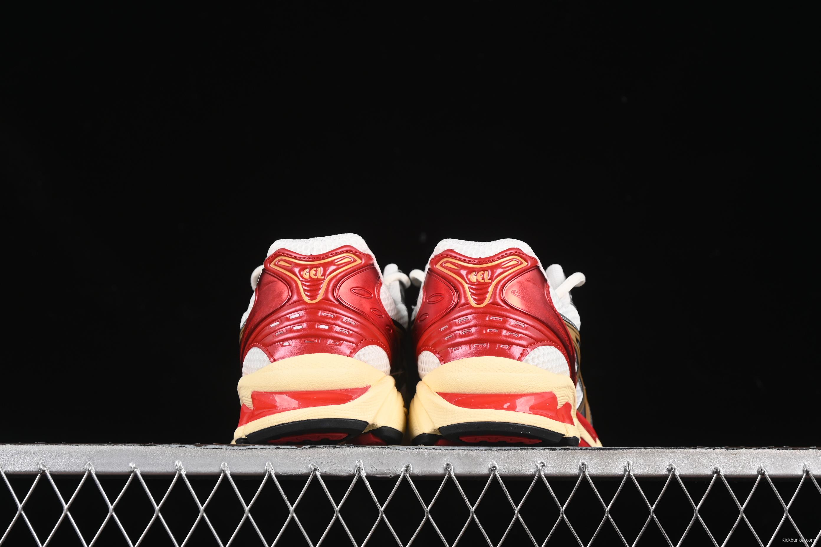 Asics Gel-Kayano 14 Running Shoes with Engineered Elastic Double-Layer Recycled Knit Upper and 3D Visible GEL Cushioning - 1203A692-100