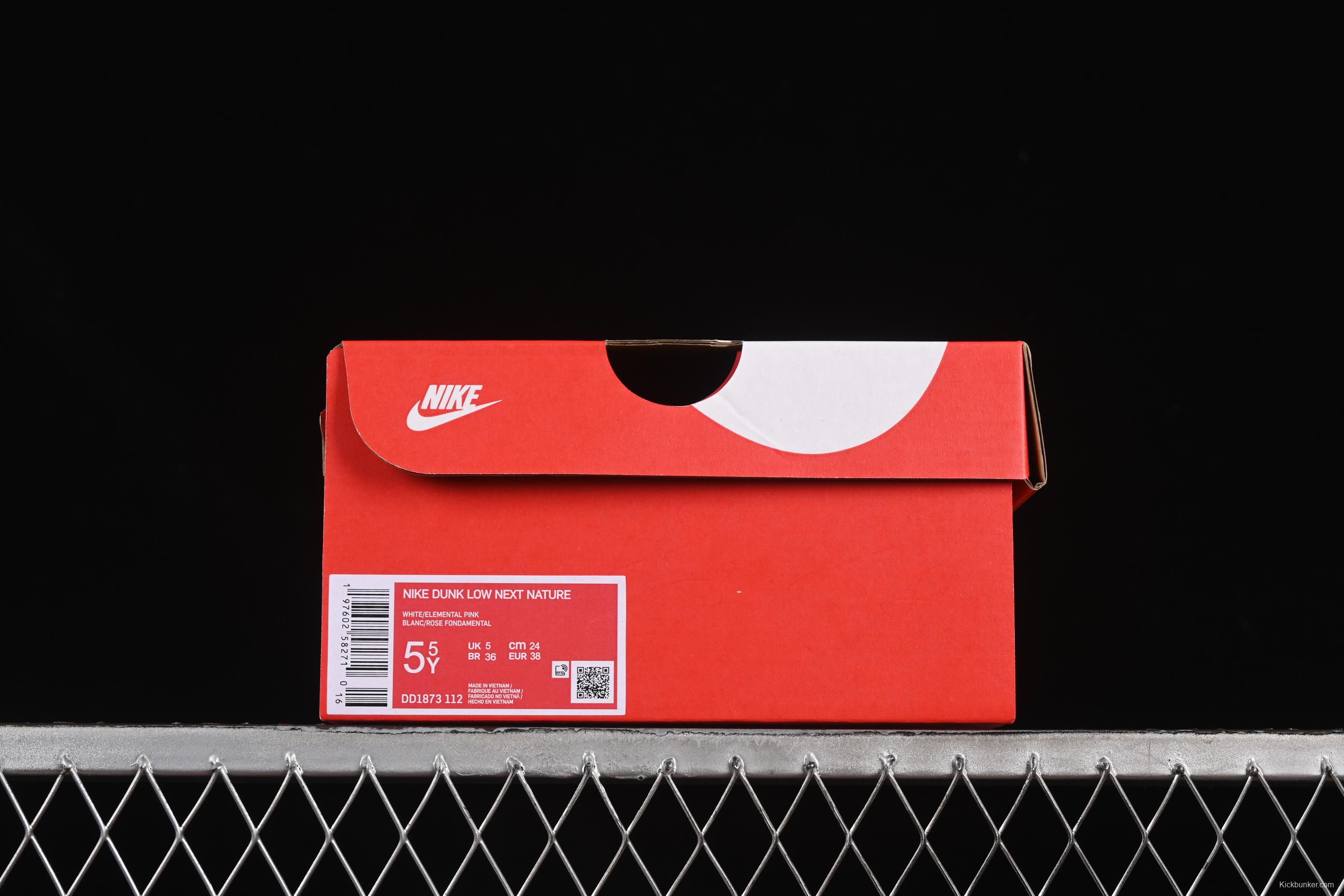 Nike Dunk Low White Pink Low-Top Casual Skate Shoes - DD1873-112