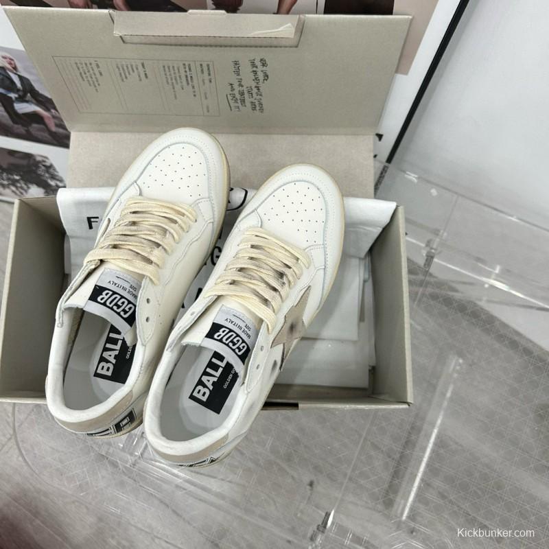 2024 Unisex GGDB White Grey Leather Sneakers MJ00260