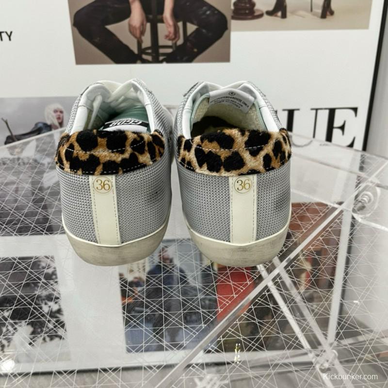 2025 Women GGDB Grey White Pink Suede Canvas Sneaker