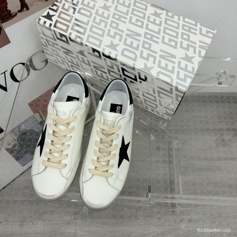 2025 Women GGDB White Black Leather Sneakers