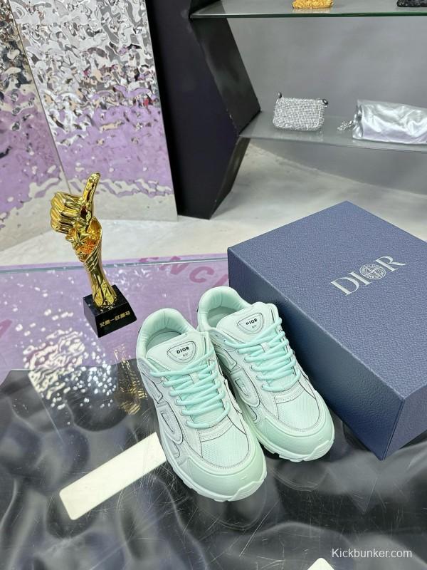 2024 Unisex Dior Stone Island Mint White Mesh B30 Sneakers MJ00330