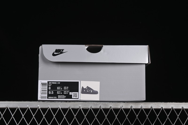 Nike Comme Des Garcons Air Force 1 Low Casual Sneakers with Full-Length Air Cushion - IB9949-001